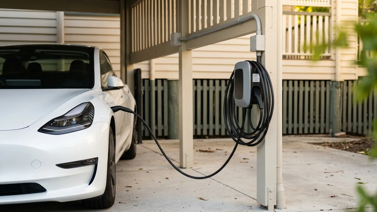 Brisbane ev charger installation detail relevant to "Is There a Best Time of Year to Get an EV Charger Installed in Brisbane?"