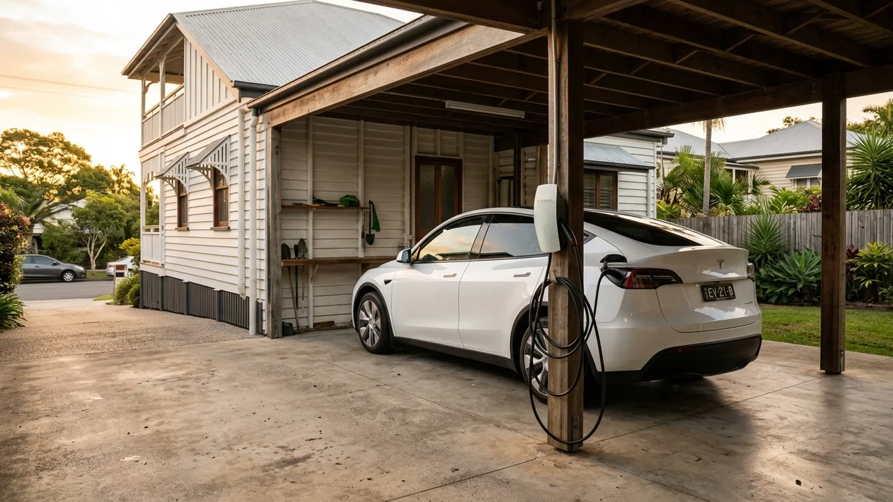 Brisbane ev charger installation detail relevant to "Can You Install an EV Charger Yourself in Queensland?"