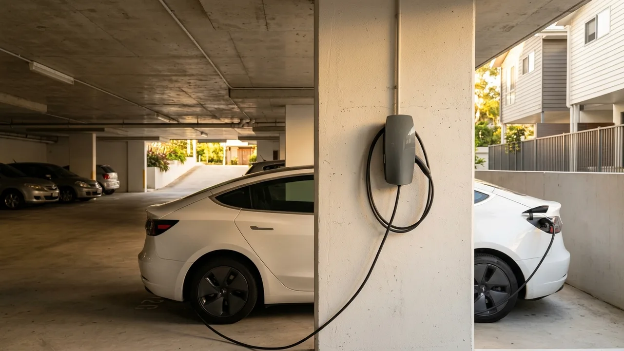 Brisbane ev charger installation detail relevant to "Can You Install an EV Charger in a Brisbane Rental Property?"