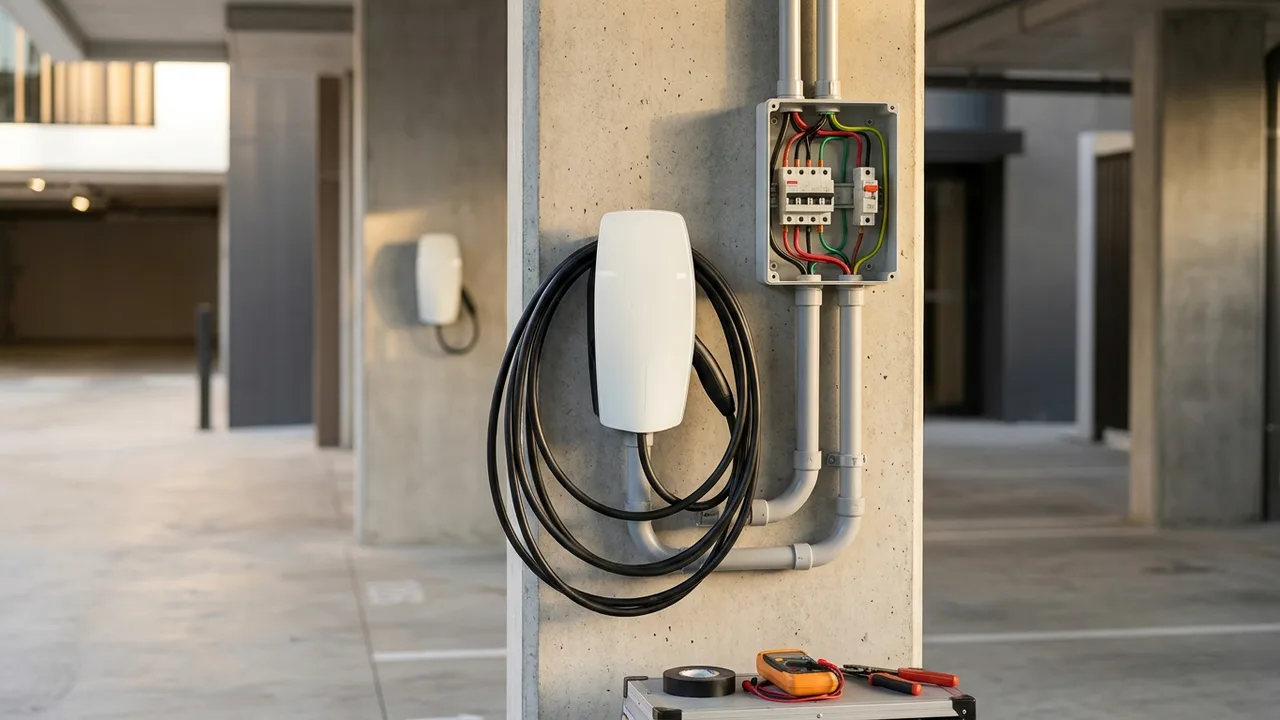 Brisbane ev charger installation detail relevant to "EV Charger Installation in Newstead: What Local Properties Actually Require"