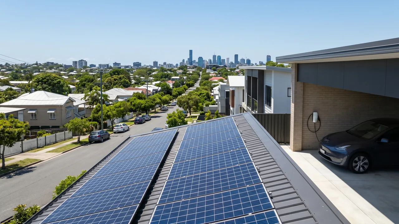 Does Pairing Solar With Your EV Charger Actually Save Money in Brisbane? in Newstead