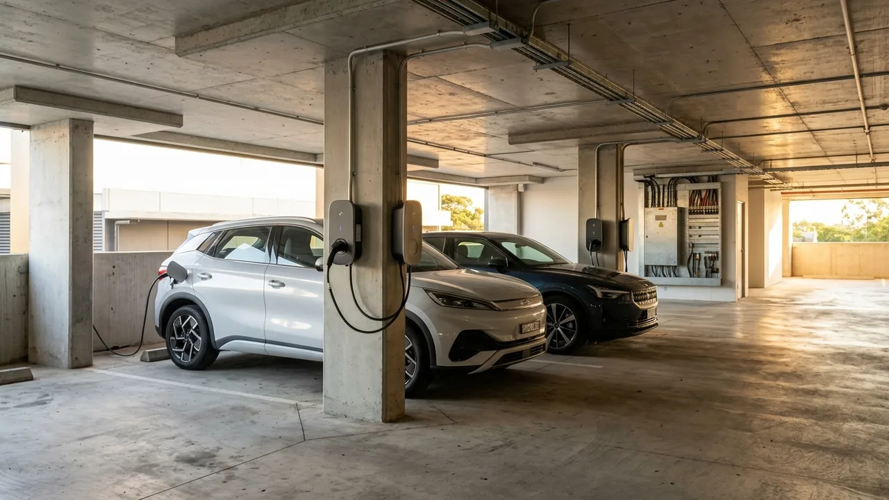 Brisbane ev charger installation context shot for "Does Your Switchboard Need Upgrading Before You Install an EV Charger?"