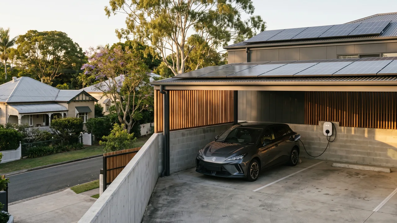 Solar and EV Charger Integration in Newstead